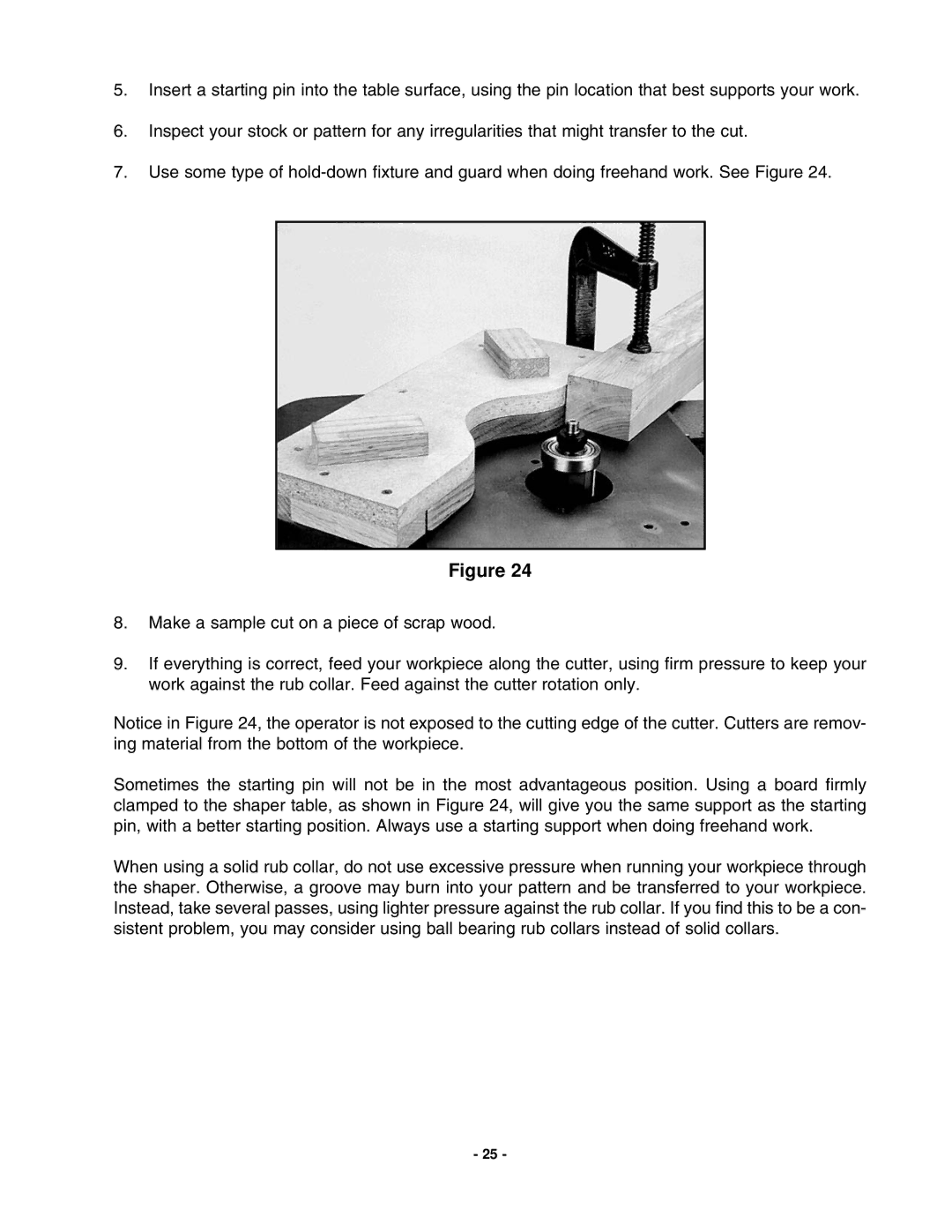 Grizzly G1024 instruction manual 