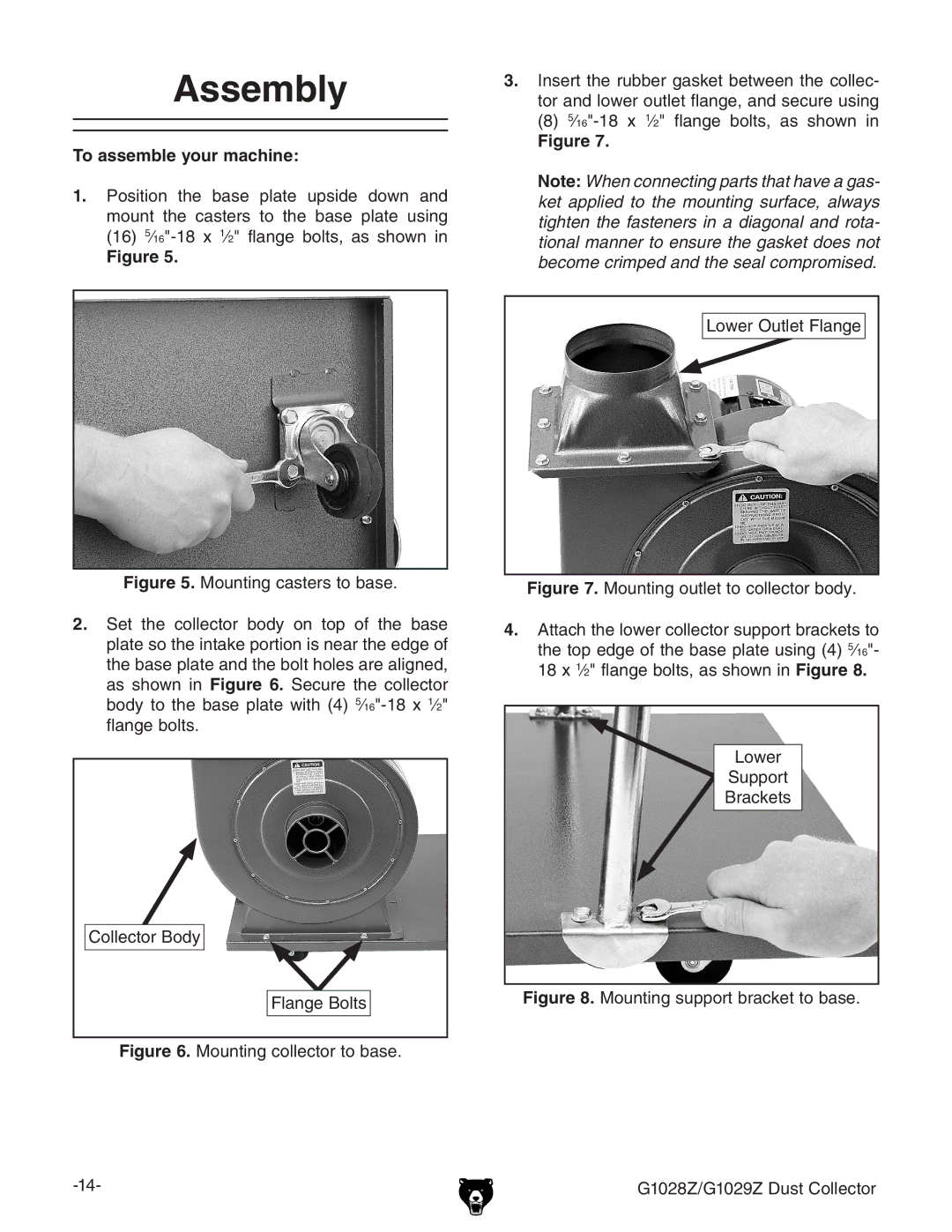 Grizzly G1028Z/G1029Z owner manual Assembly, To assemble your machine 