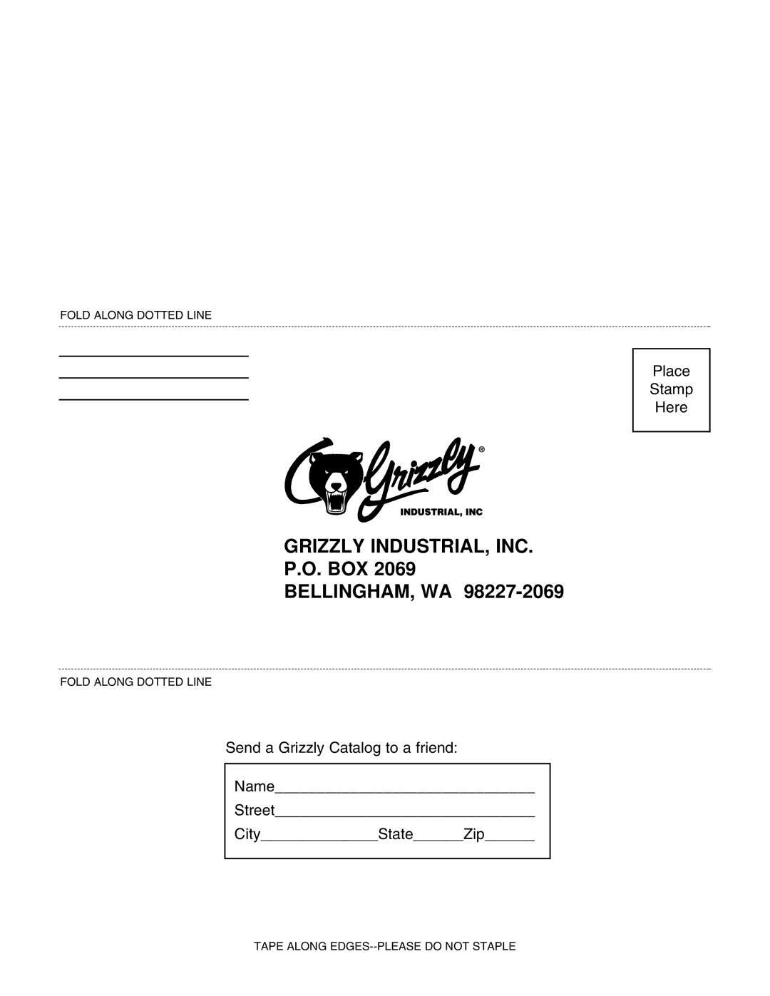 Grizzly G1033 instruction manual Grizzly INDUSTRIAL, INC 