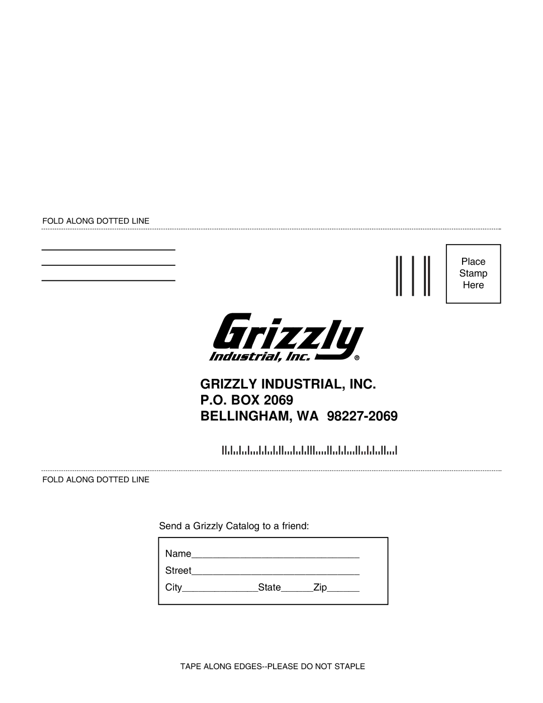 Grizzly G1066 instruction manual Grizzly INDUSTRIAL, INC 