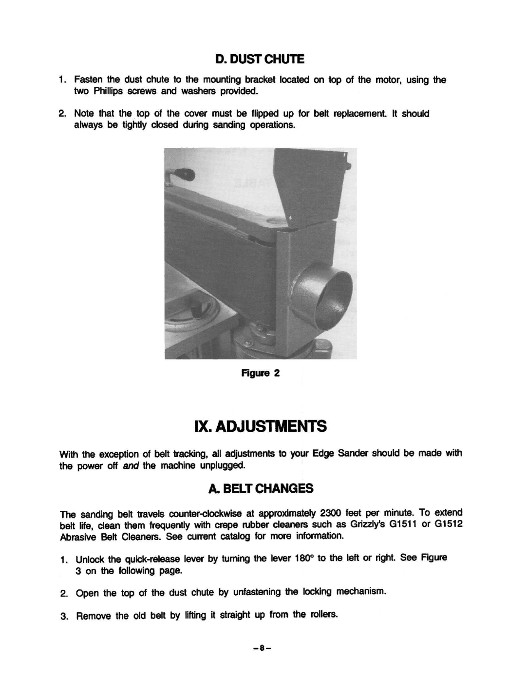 Grizzly G1072 manual 