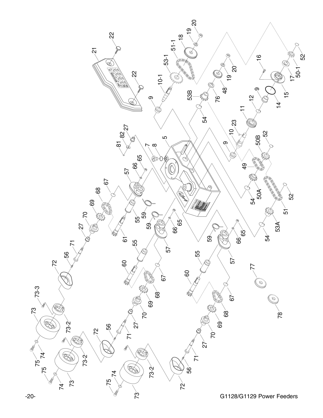 Grizzly G1128 instruction manual 