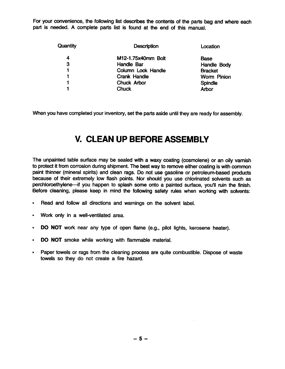 Grizzly G1201 manual 