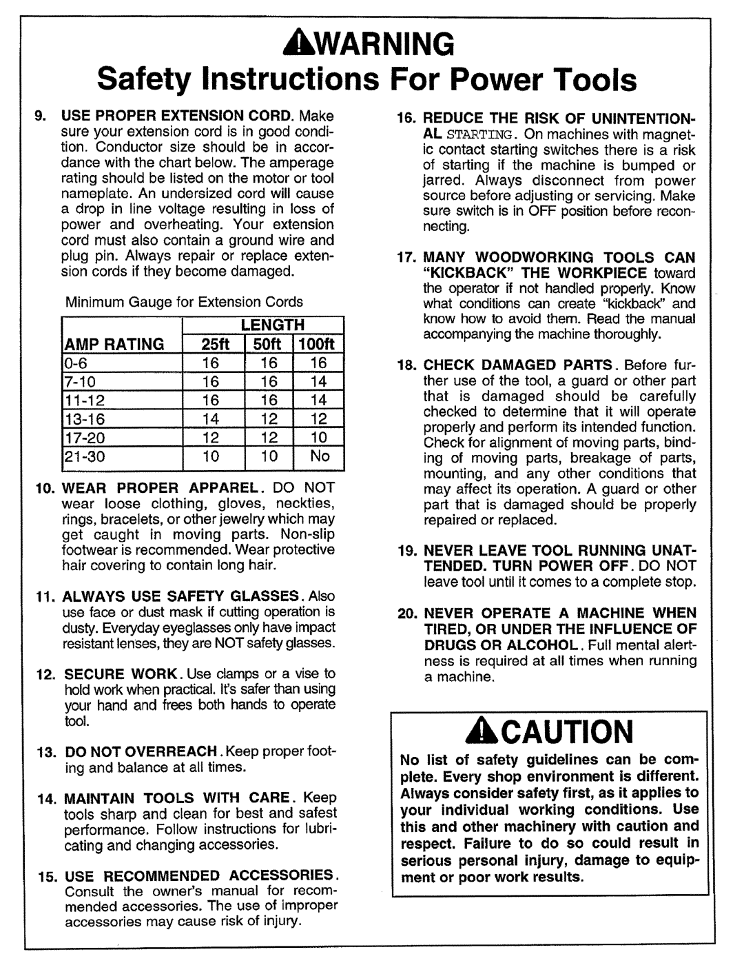 Grizzly G1201 manual 