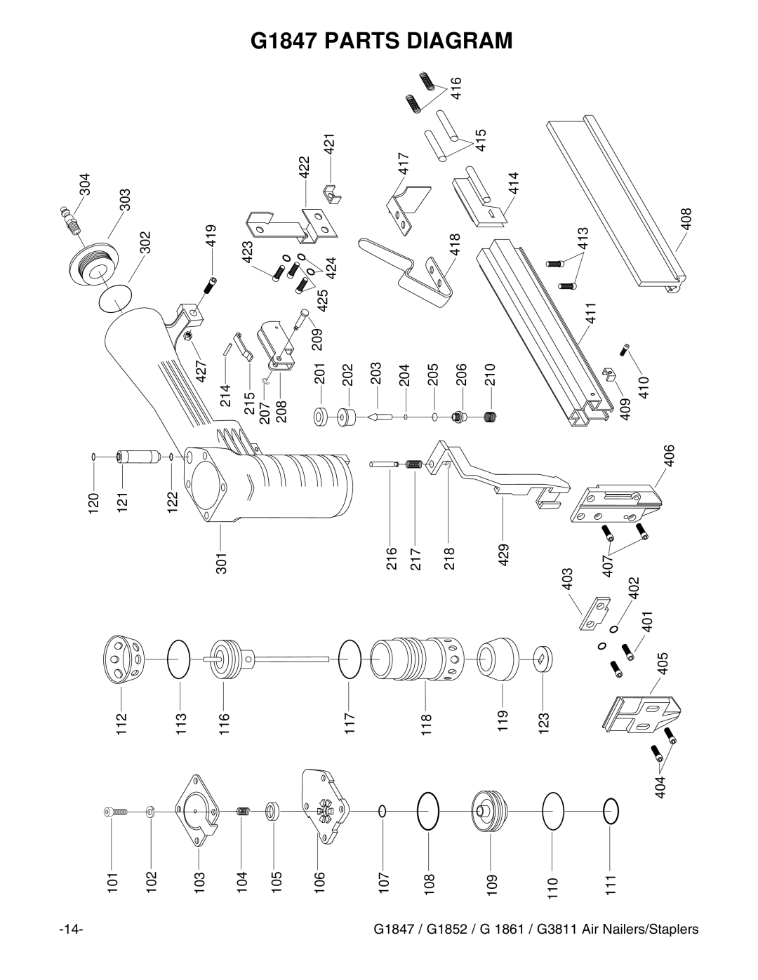 Grizzly G1847 instruction manual 