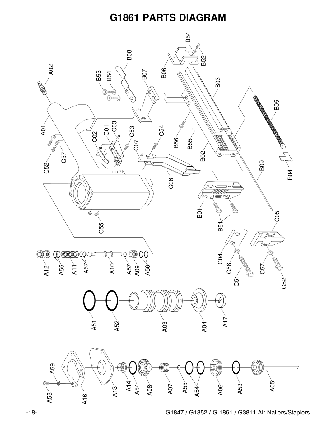 Grizzly G1847 instruction manual G1861 