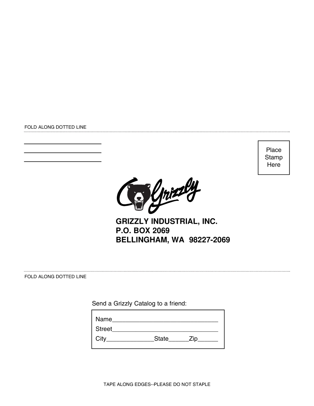 Grizzly G1847 instruction manual Grizzly INDUSTRIAL, INC 