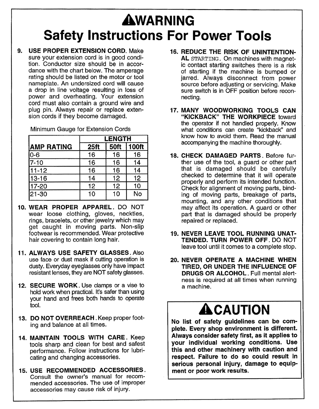 Grizzly G2420 manual 