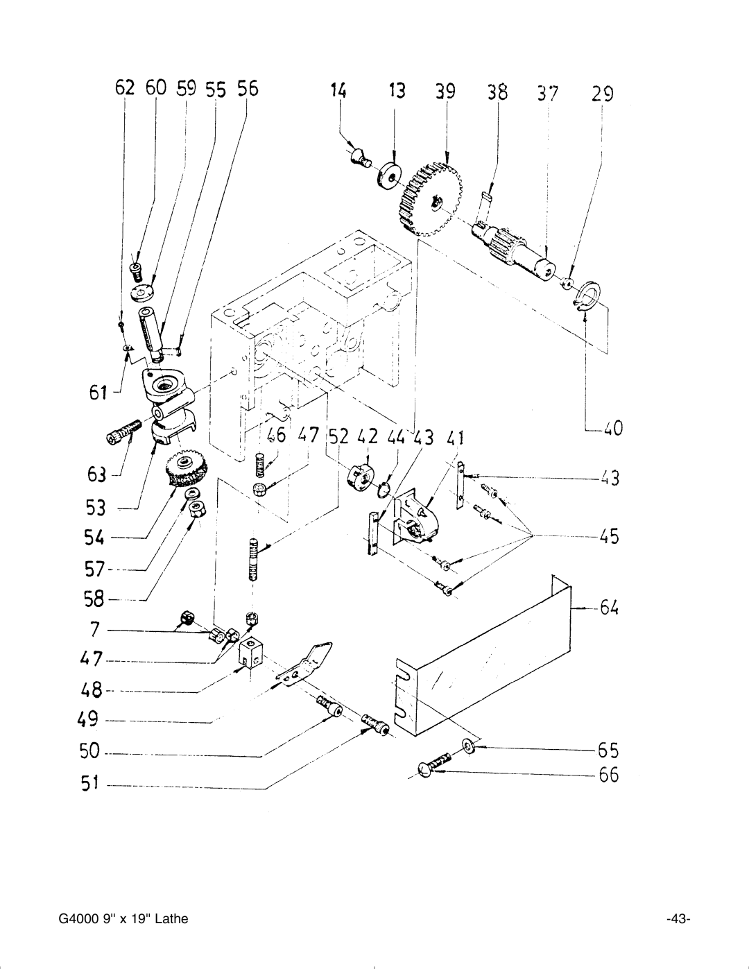 Grizzly manual G4000 9 x 19 Lathe 