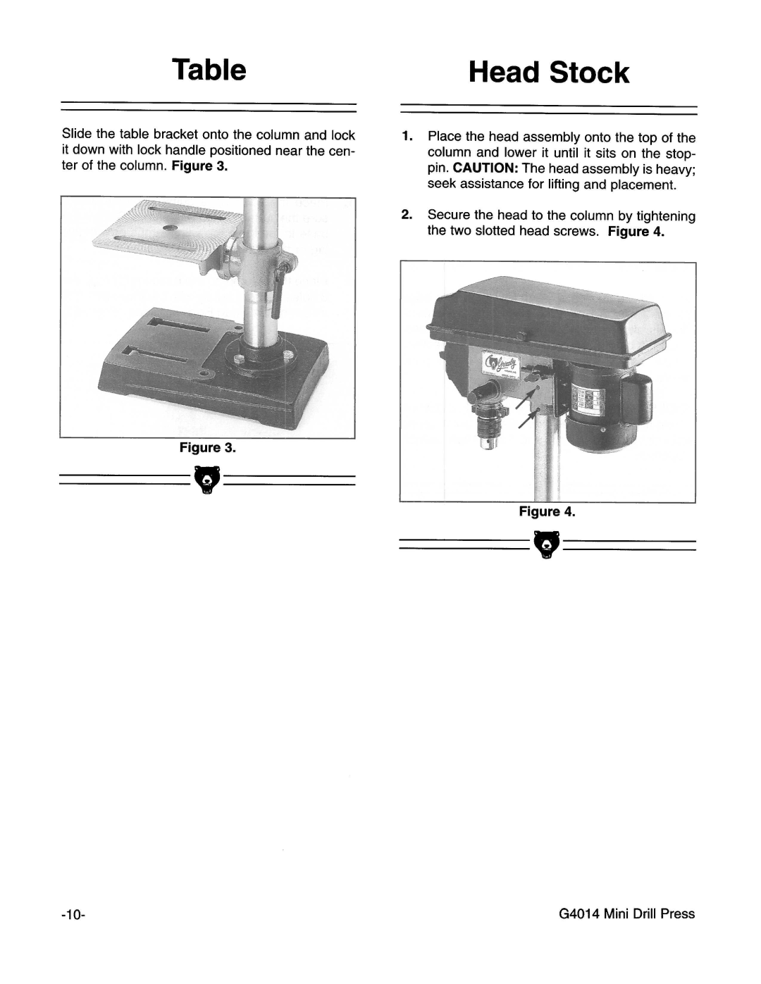 Grizzly G4014 manual 