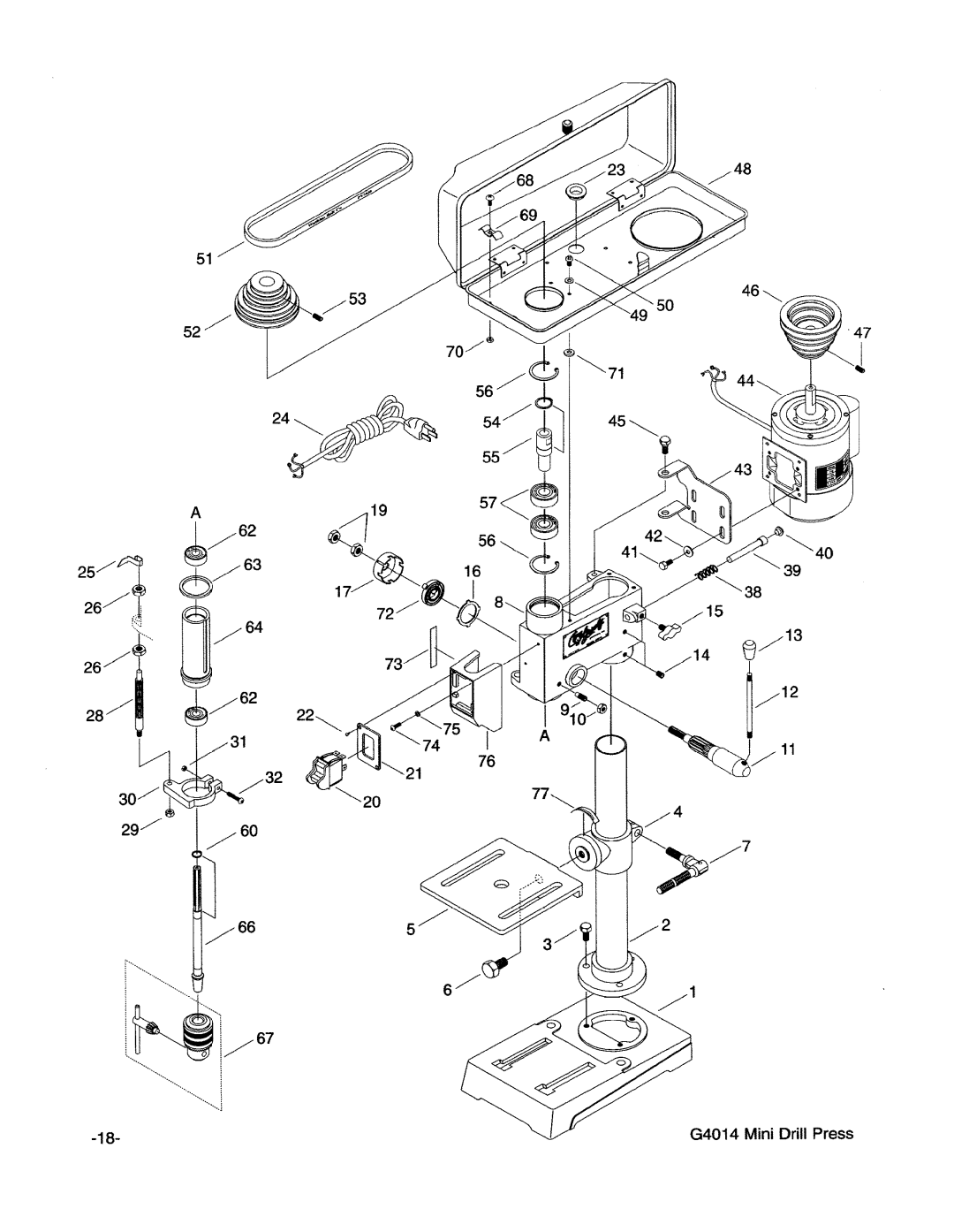 Grizzly G4014 manual 