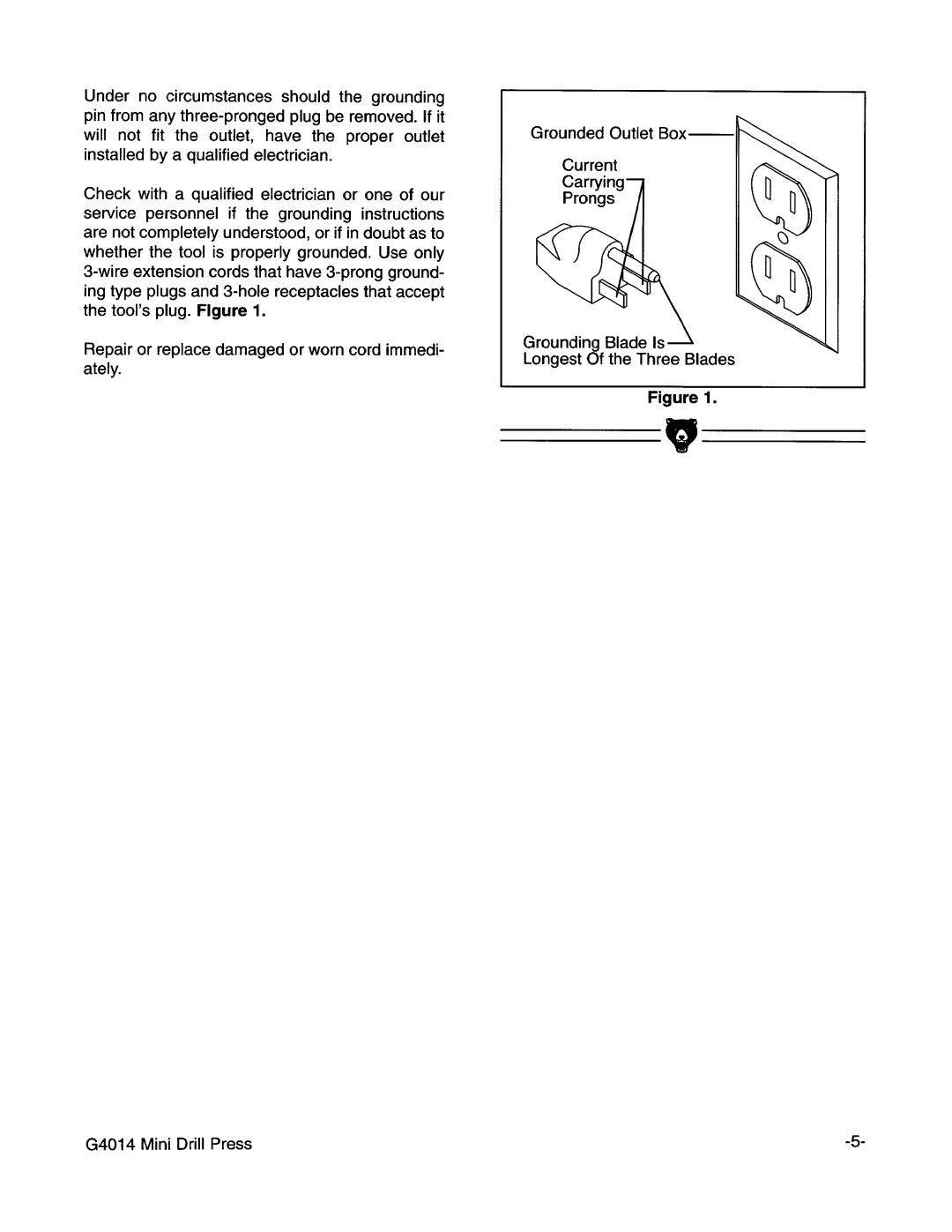 Grizzly G4014 manual 