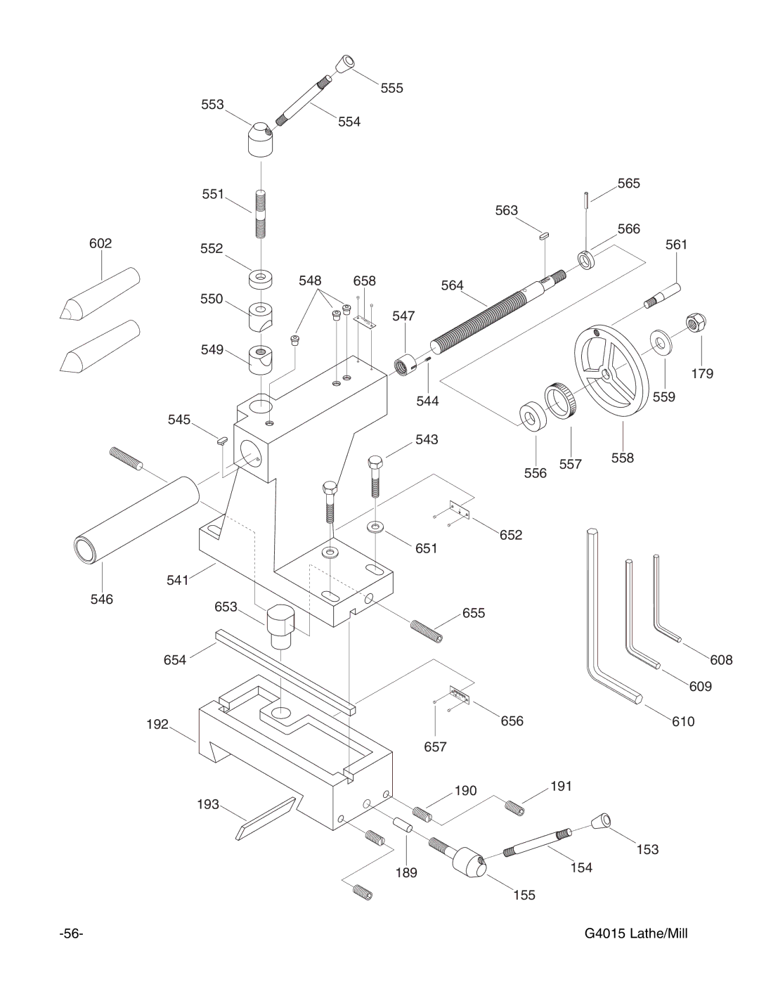 Grizzly G4015Z owner manual 547 