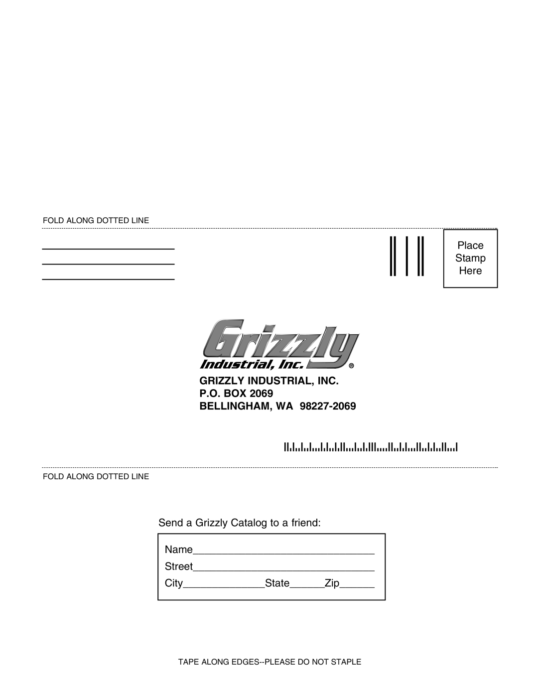 Grizzly G4015Z owner manual Grizzly INDUSTRIAL, INC 