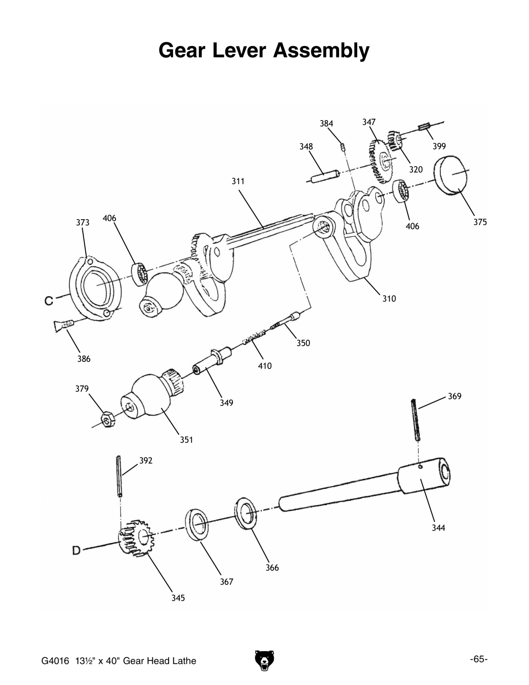 Grizzly G4016 manual Ear ,Ever !Ssembly 