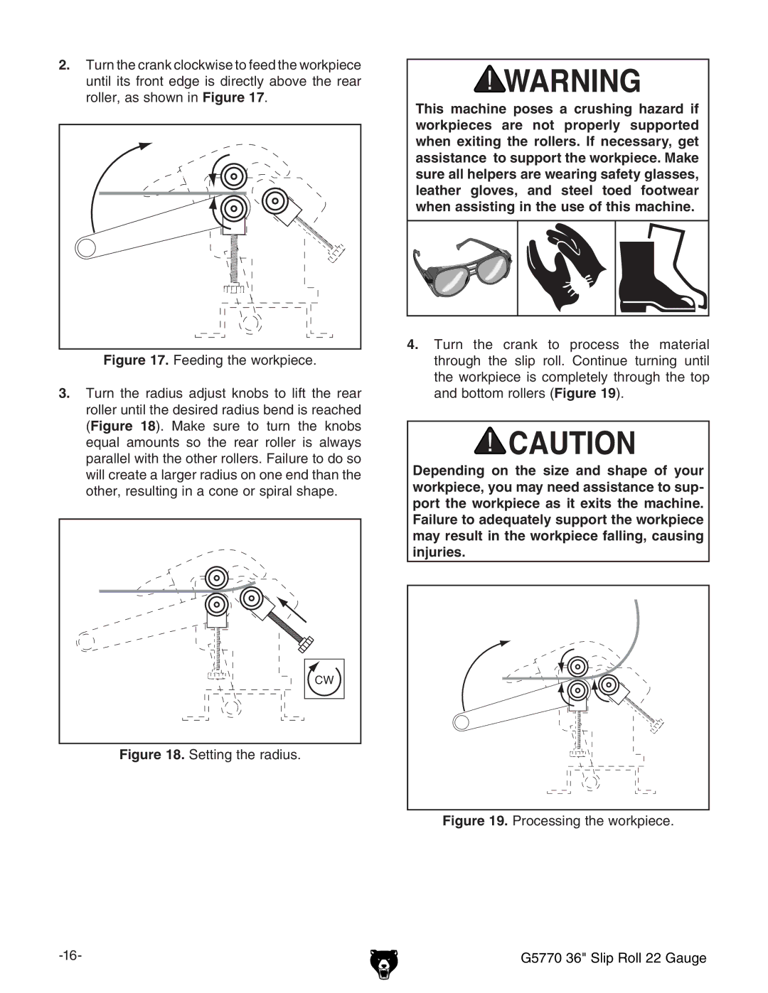 Grizzly G5770 owner manual ZZYc\iZldg`eZXZ# 