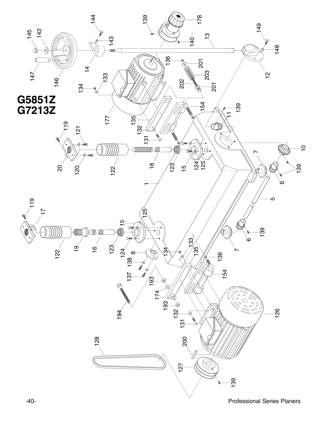 Grizzly G5850Z, G0544 manual   