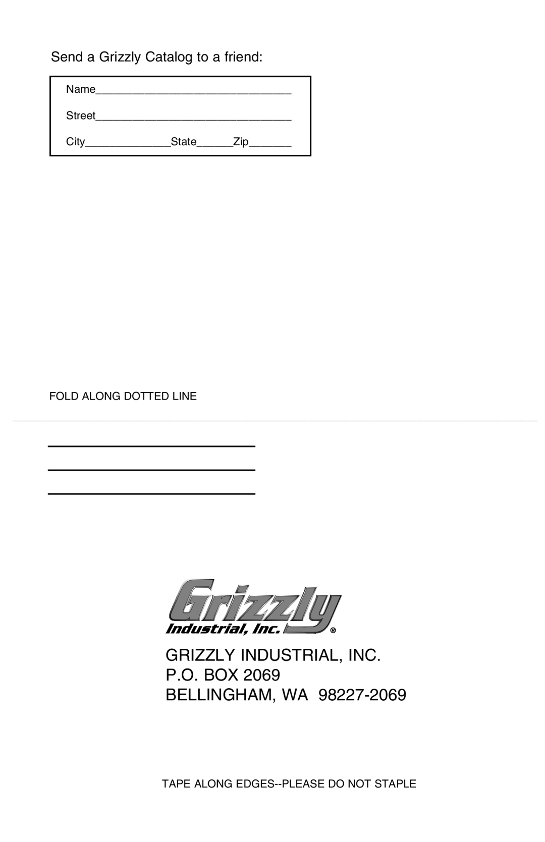 Grizzly G5969, G5968 instruction manual Grizzly INDUSTRIAL, INC 