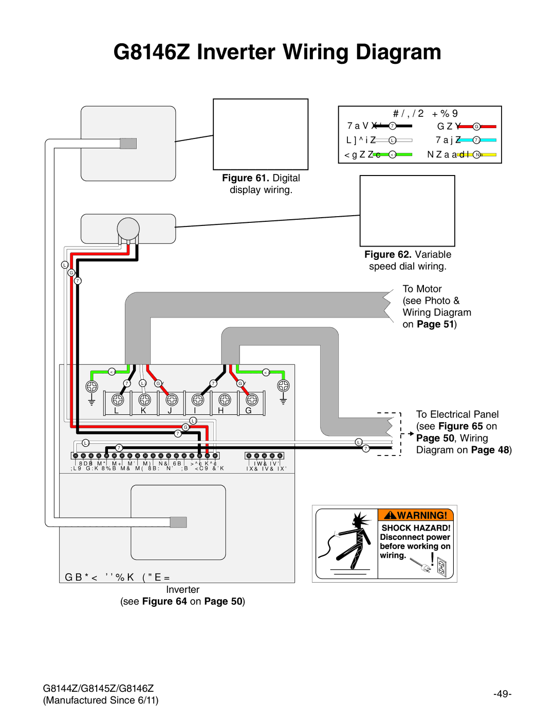 Grizzly G8145Z, G8144Z owner manual G8146Z Inverter Wiring Diagram, See on 