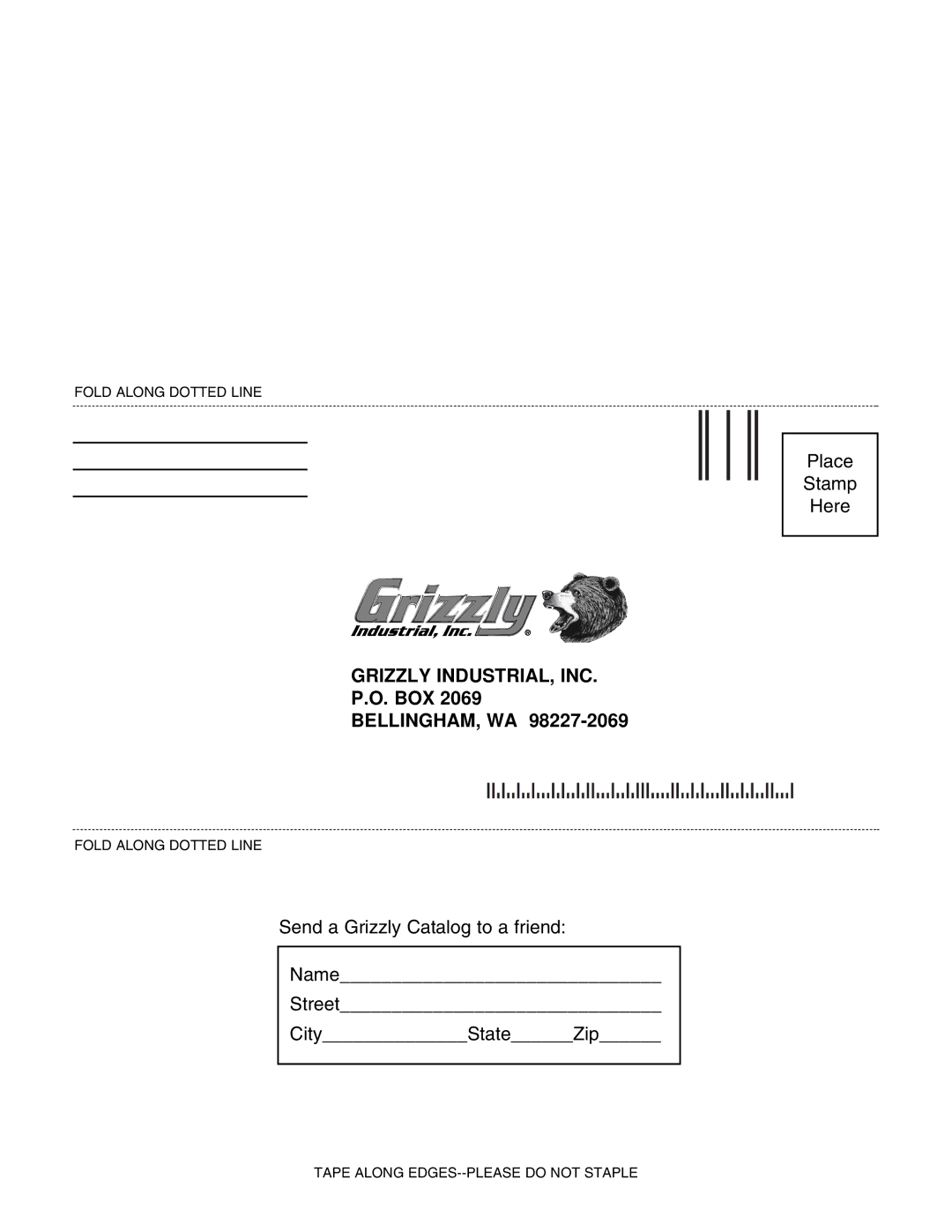 Grizzly G8220 instruction manual Grizzly INDUSTRIAL, INC 