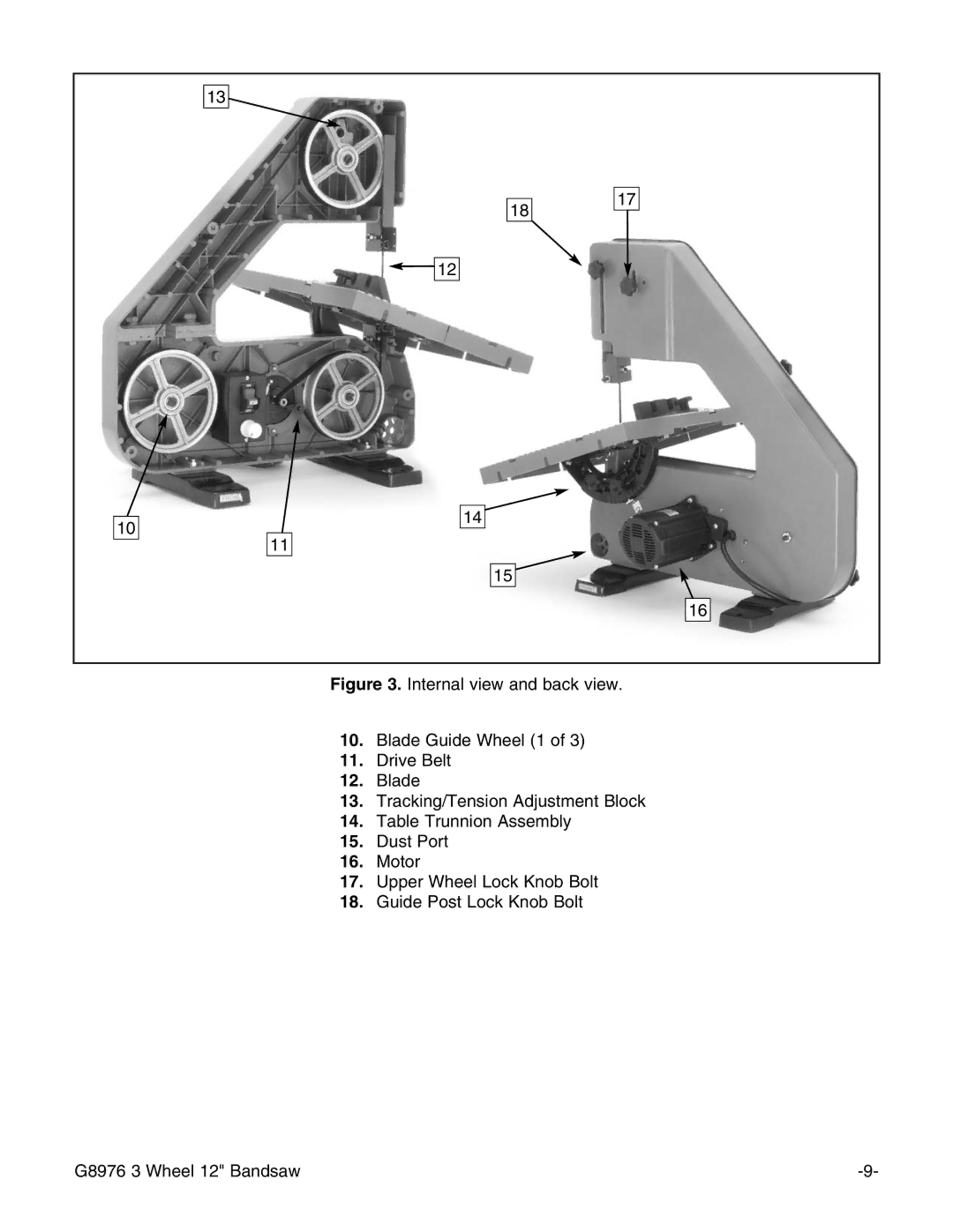 Grizzly G8976 instruction manual 