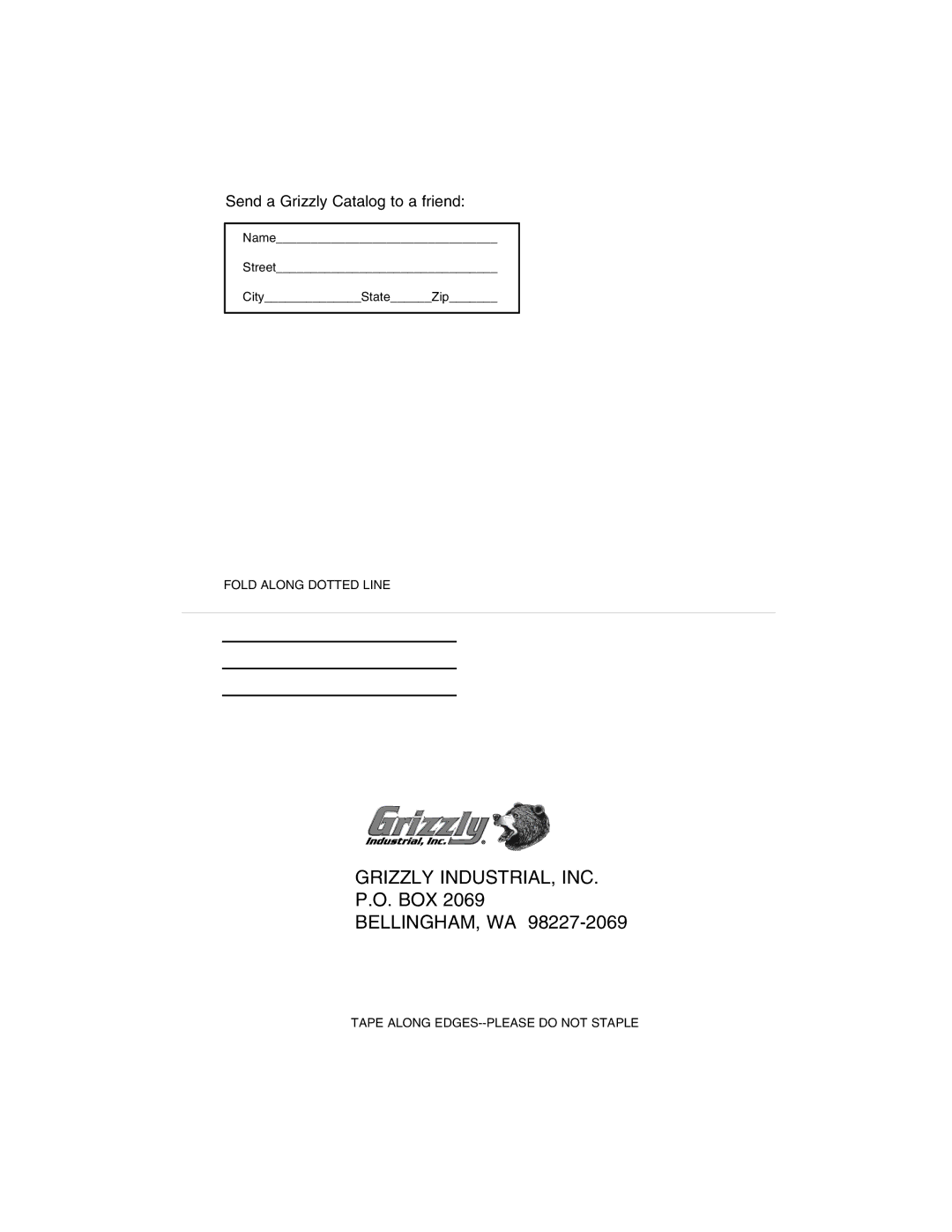 Grizzly G8994 instruction manual Grizzly INDUSTRIAL, INC 