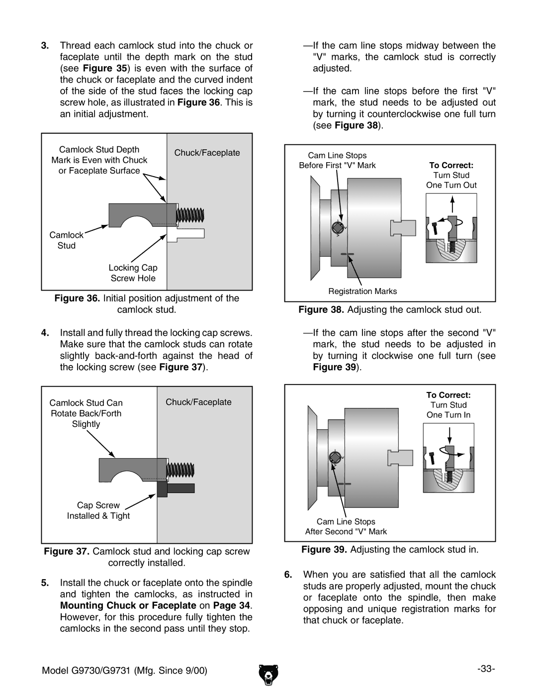 Grizzly G9731, G9730 owner manual VYjhiZY#, hZZ # 