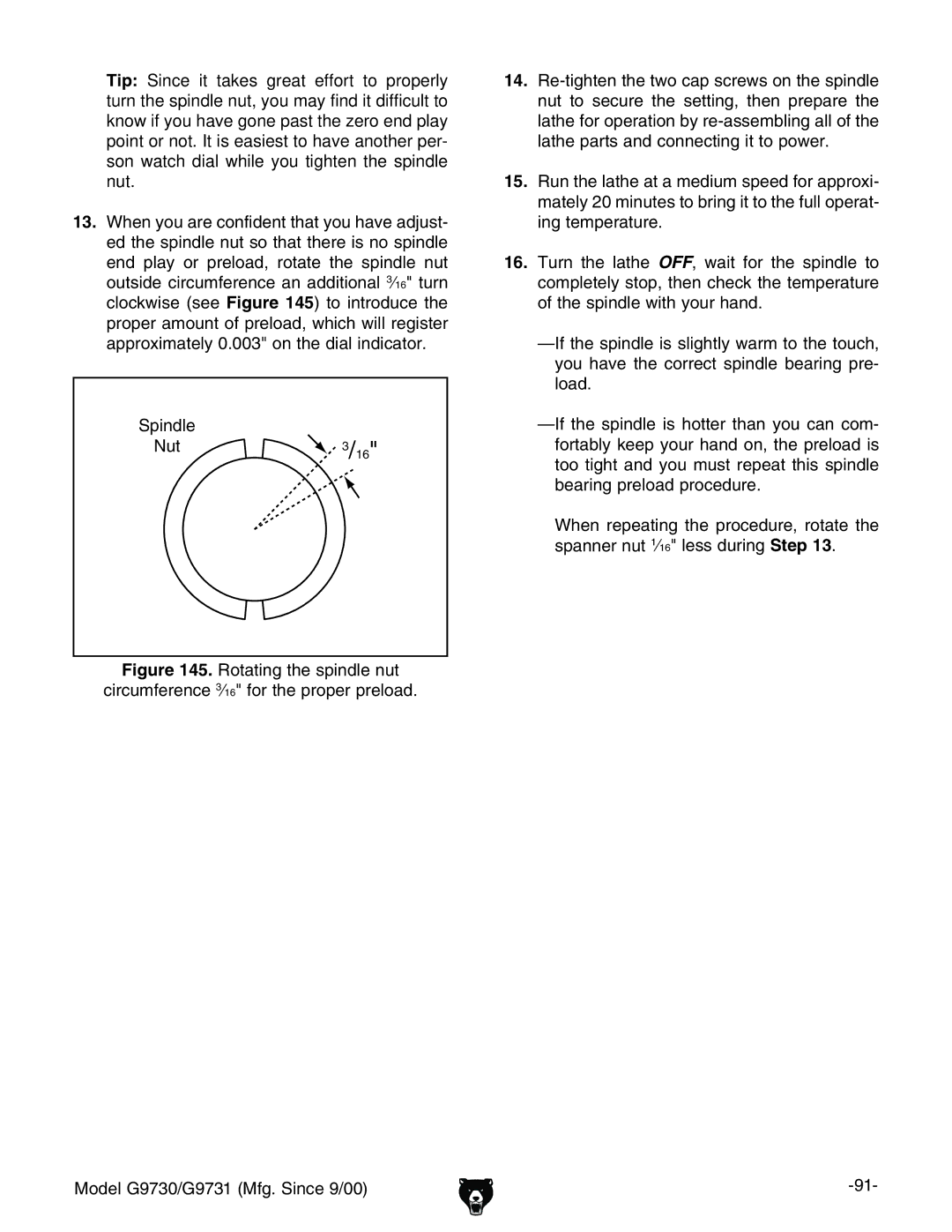 Grizzly G9731, G9730 owner manual HecYaZ Cji $&+ 