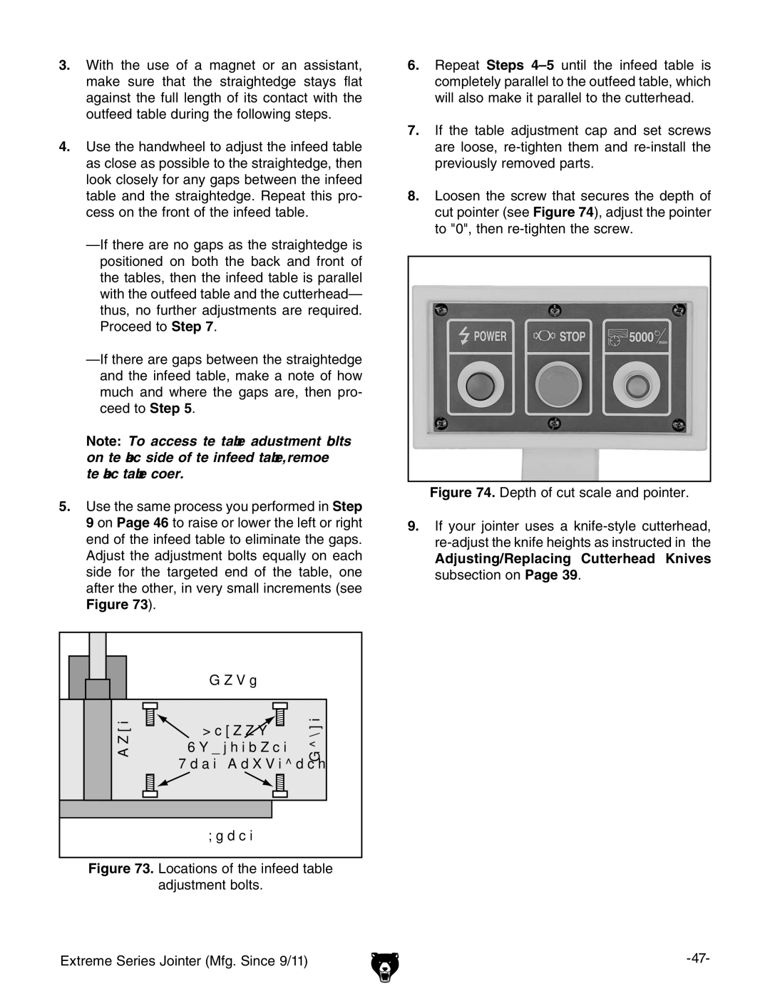 Grizzly G9860 owner manual GZVg AZi 