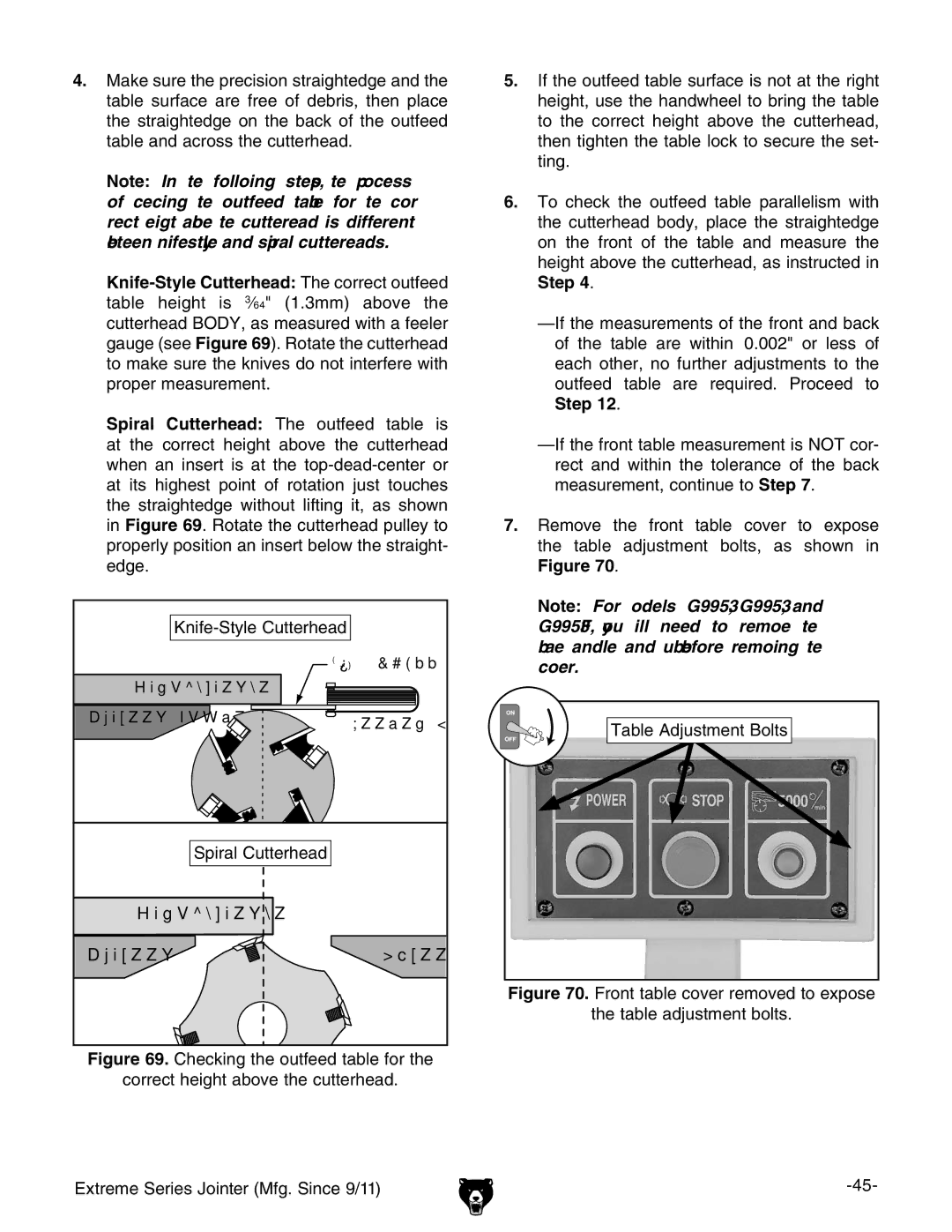 Grizzly G9860 owner manual Czzy 