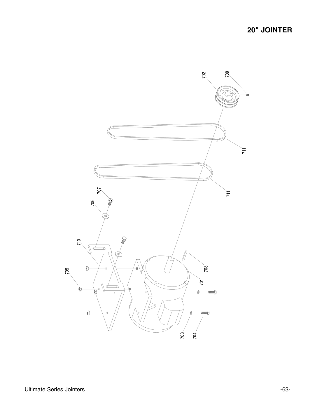 Grizzly G4815, G9953ZXF instruction manual Jointer 