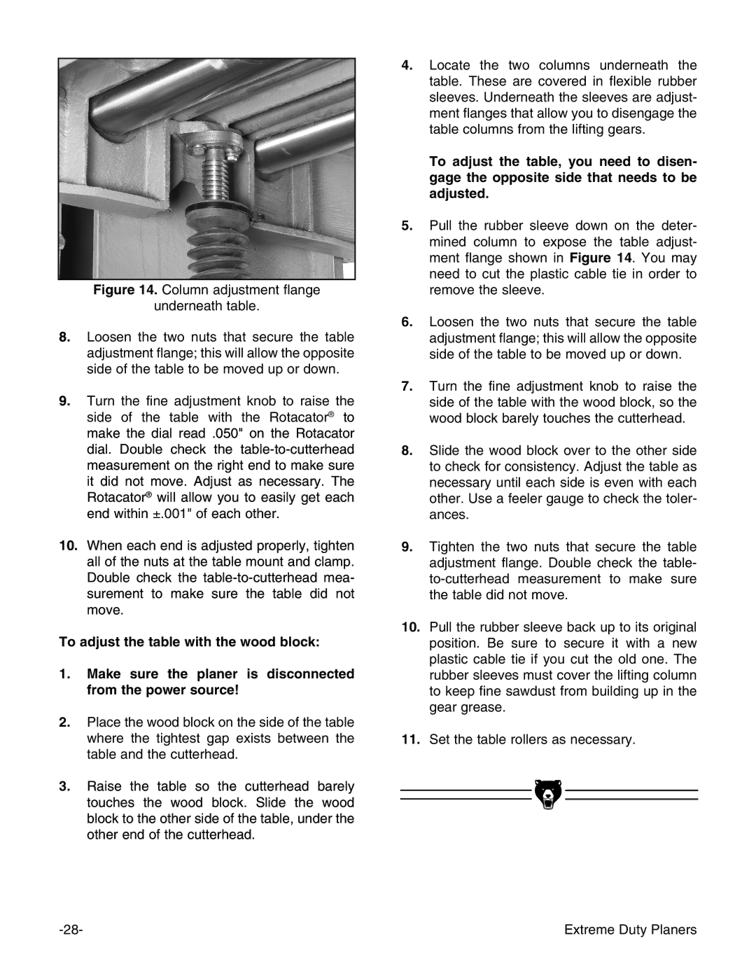 Grizzly G9967Z, G9741, G9740Z, G9961 instruction manual 