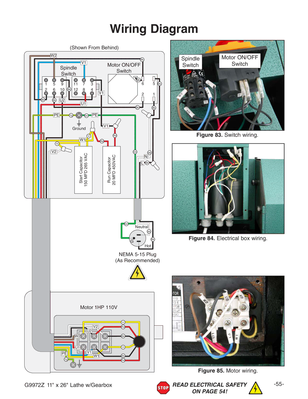 Grizzly G9972Z owner manual Wiring Diagram, &&m+AViZl$ZVgWdm BdidgDC$D, HliX 