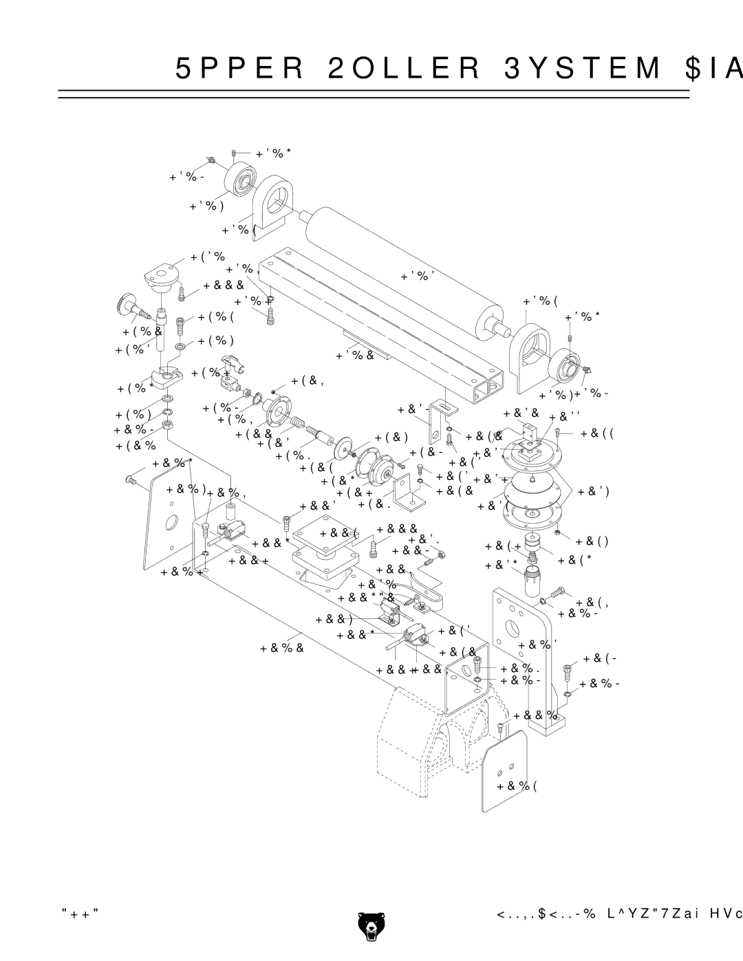 Grizzly GBC-H20L manual 5PPERR2OLLERE3YSTEMM$IAGRAM 