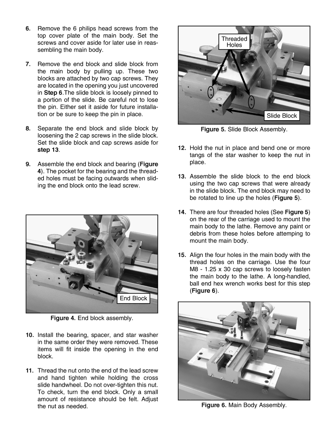 Grizzly H0775 instruction sheet Main Body Assembly 