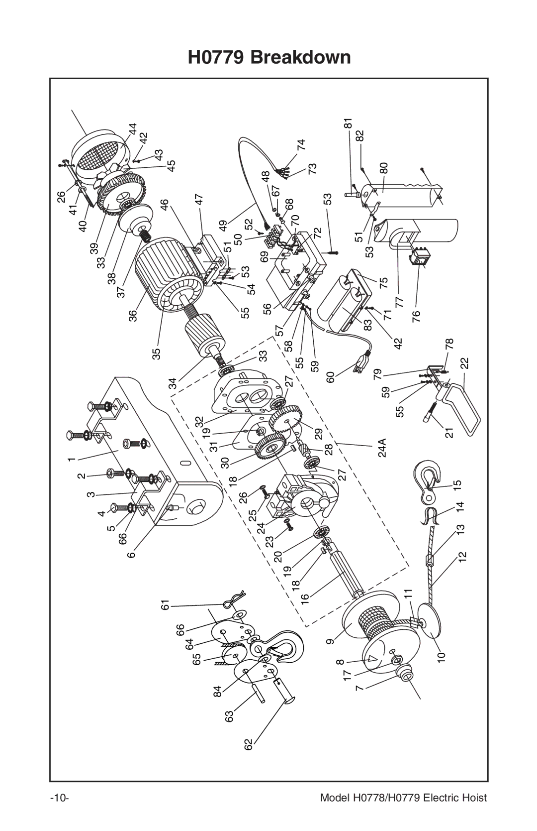 Grizzly H0778 owner manual H0779 