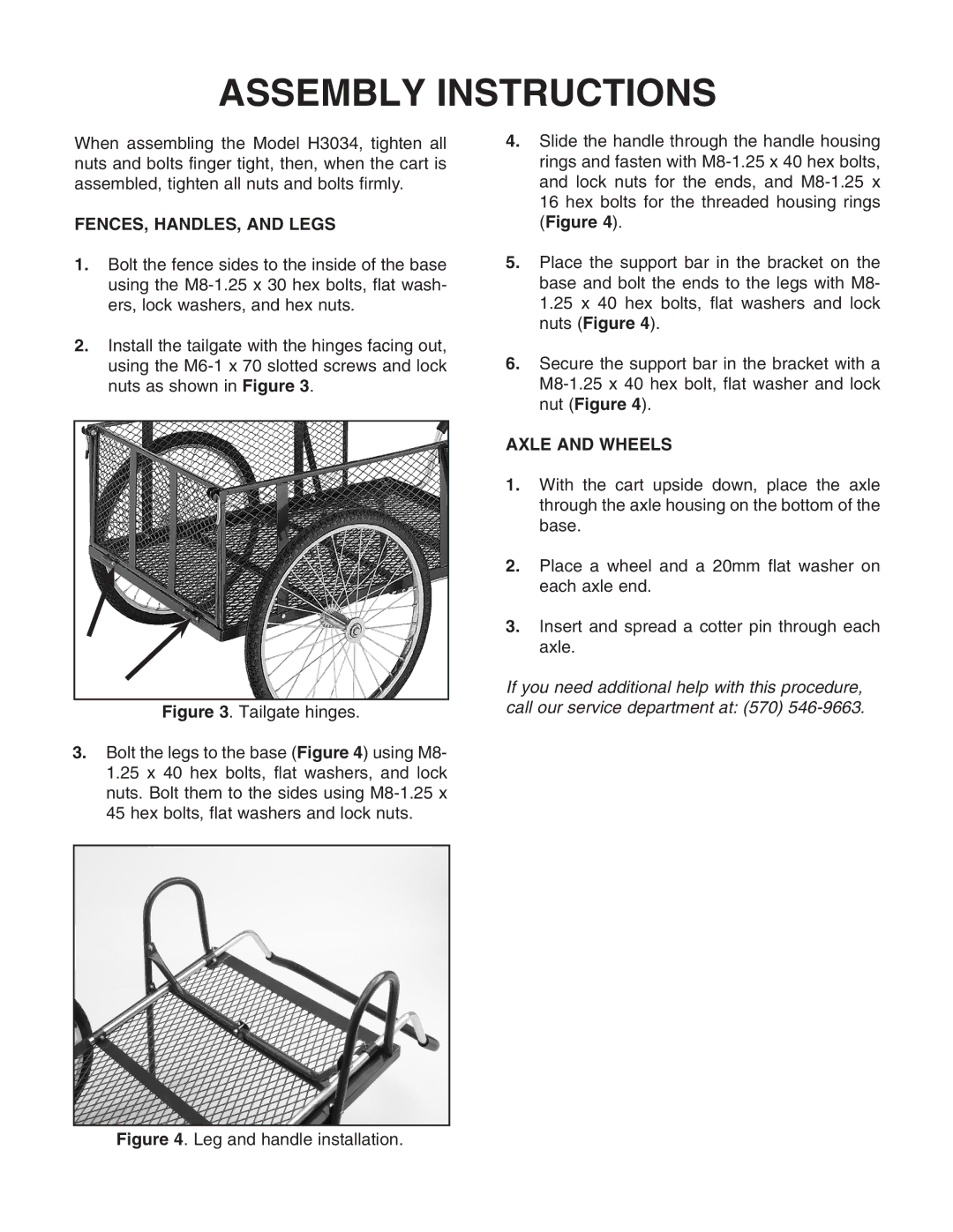 Grizzly H3034 instruction sheet Assembly Instructions 