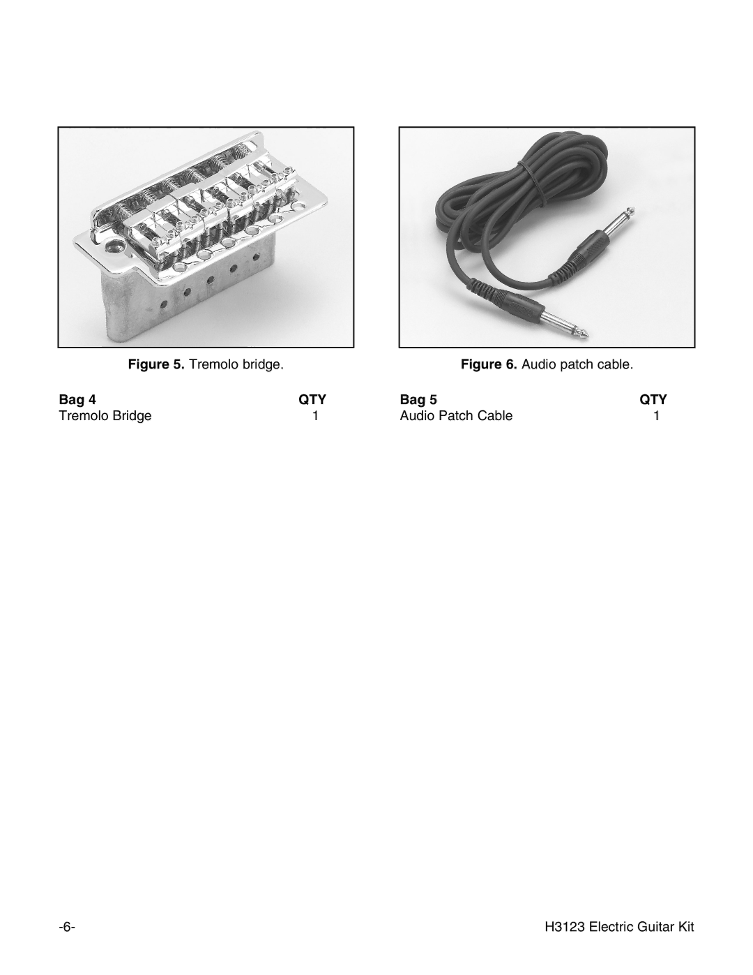 Grizzly H3123 instruction manual Audio patch cable 