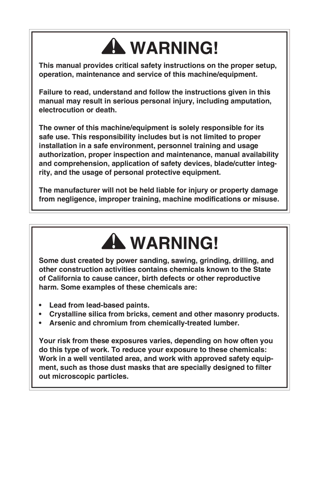 Grizzly H6329 instruction manual 