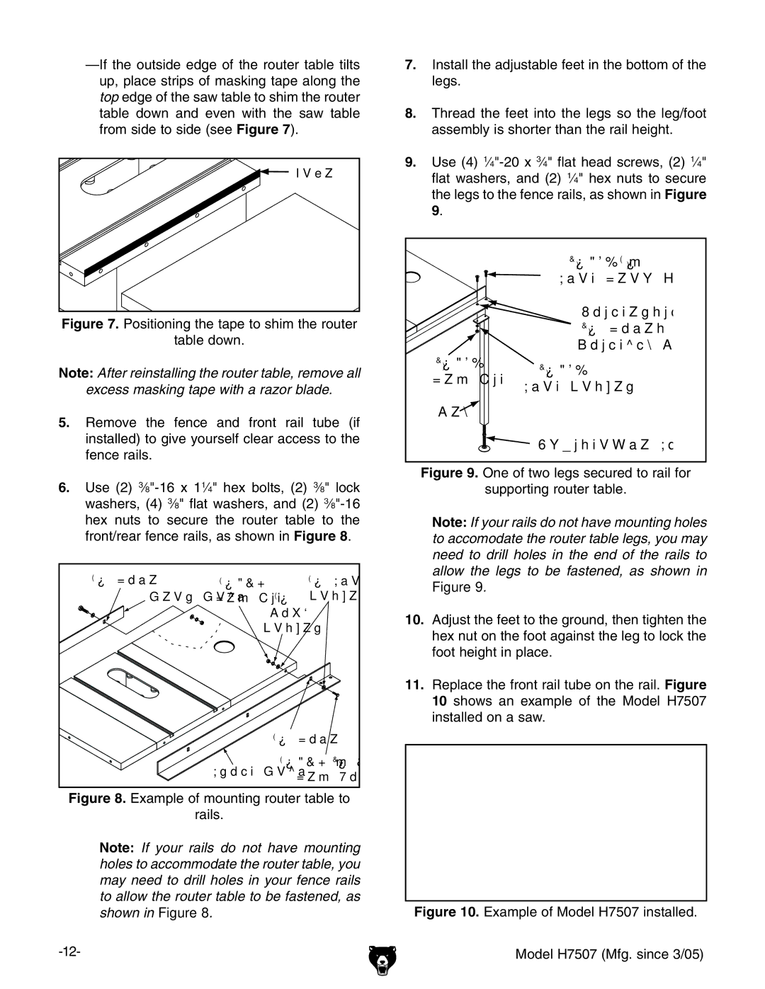 Grizzly H7507 owner manual Excess masking tape with a razor blade 