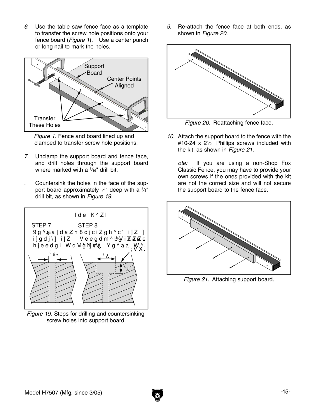 Grizzly H7507 owner manual Step 