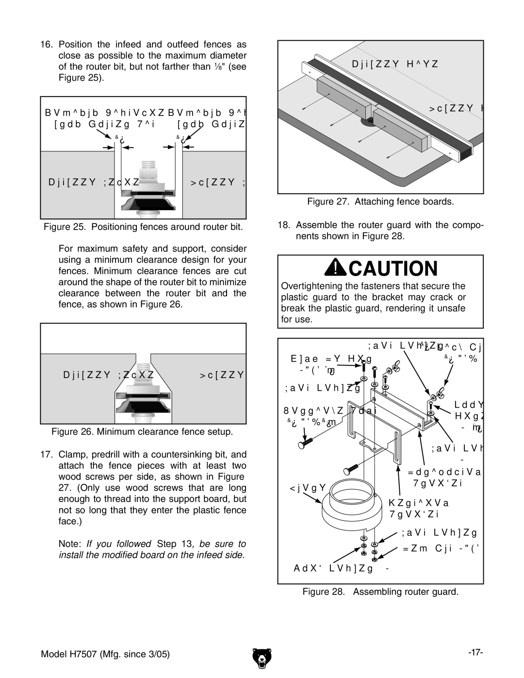 Grizzly H7507 owner manual ¿ - 