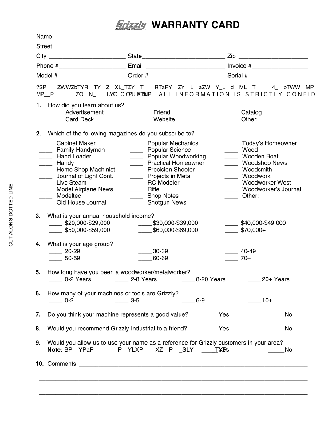 Grizzly H7758, H7759 owner manual 