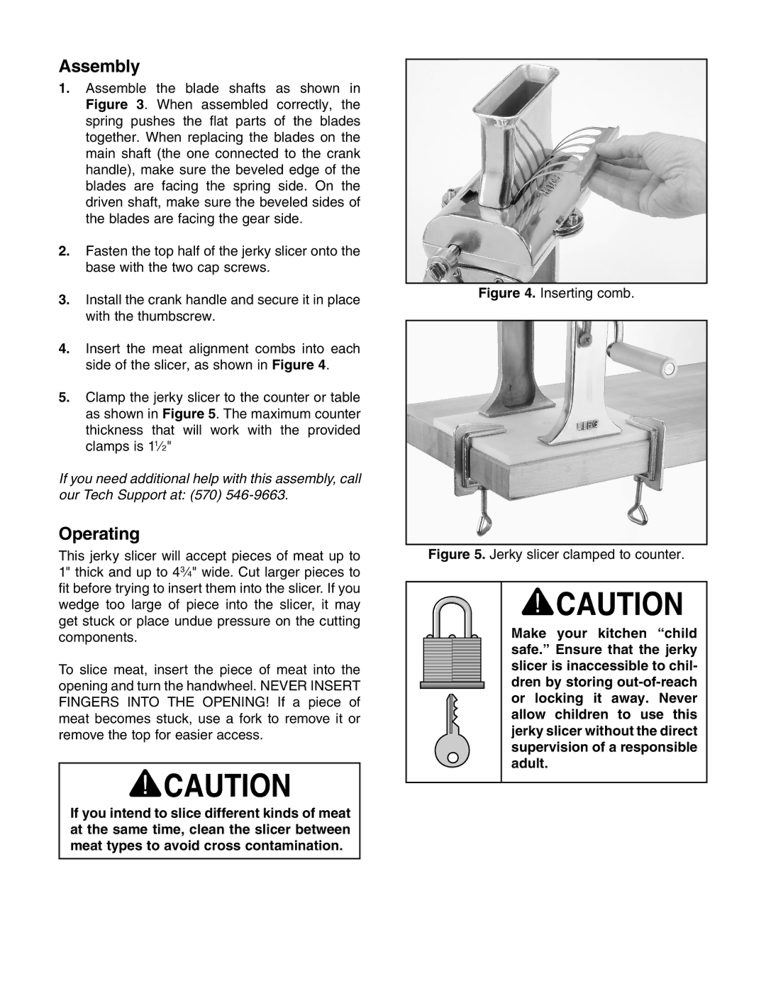 Grizzly H7779 instruction sheet Assembly, Operating 