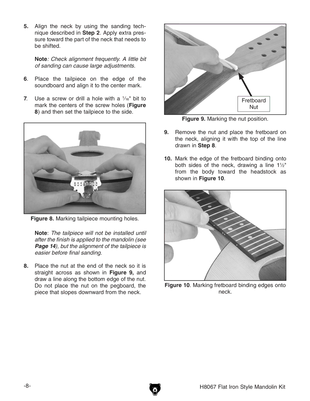 Grizzly H8067 owner manual 