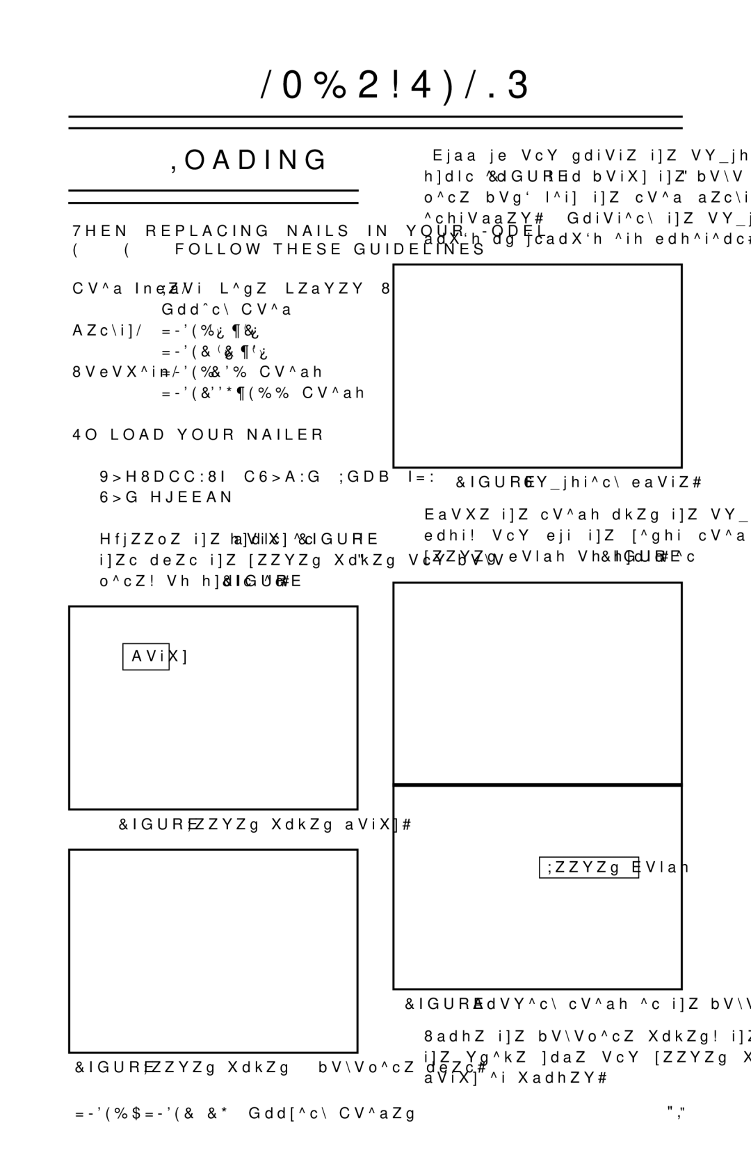 Grizzly H8230, H8231 owner manual Operations, Loading 