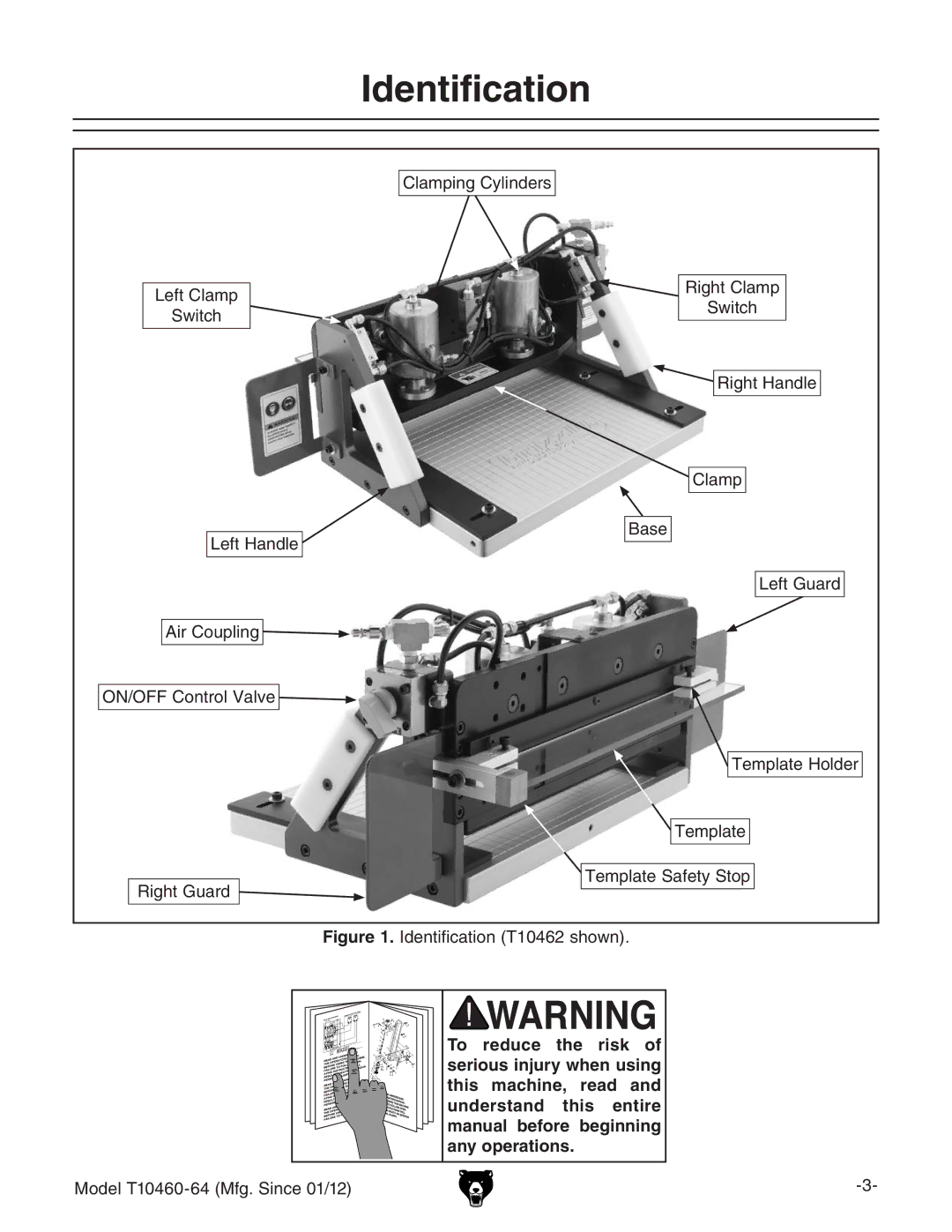 Grizzly T10460 owner manual HliX, 8aVbe, AZi=VcYaZ 7VhZ AZijVgY 6g8djeac\ DC$D8dcigdaKVakZ, IZbeaViZ 