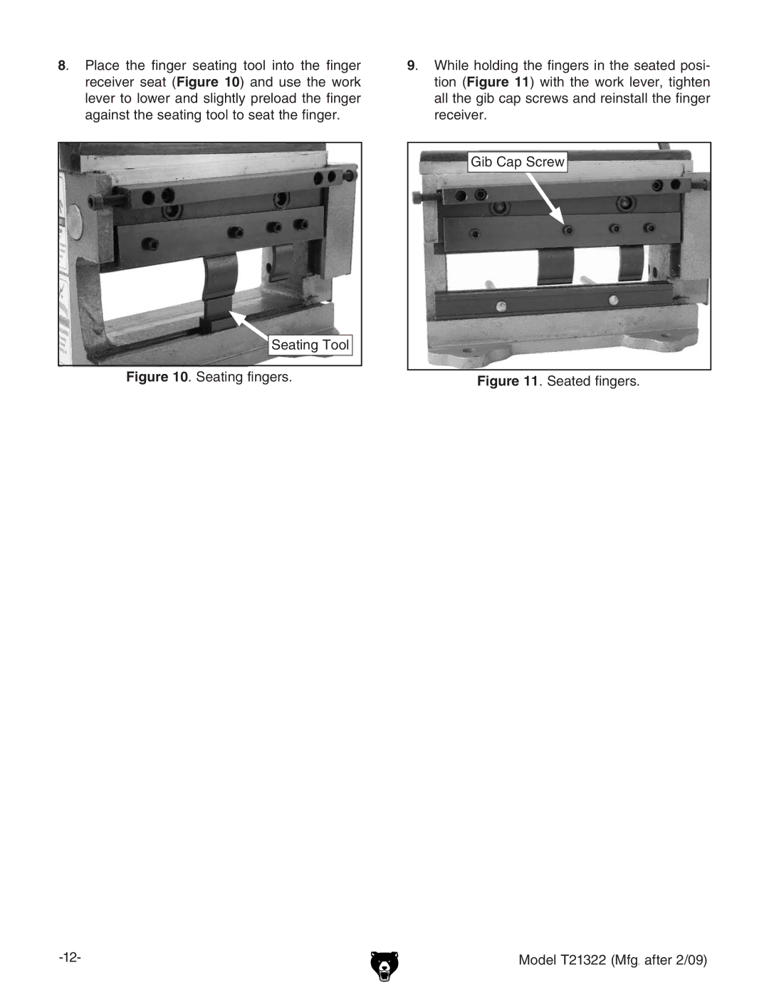 Grizzly T21322 owner manual HZVic\Idda, 8VeHXgZl 