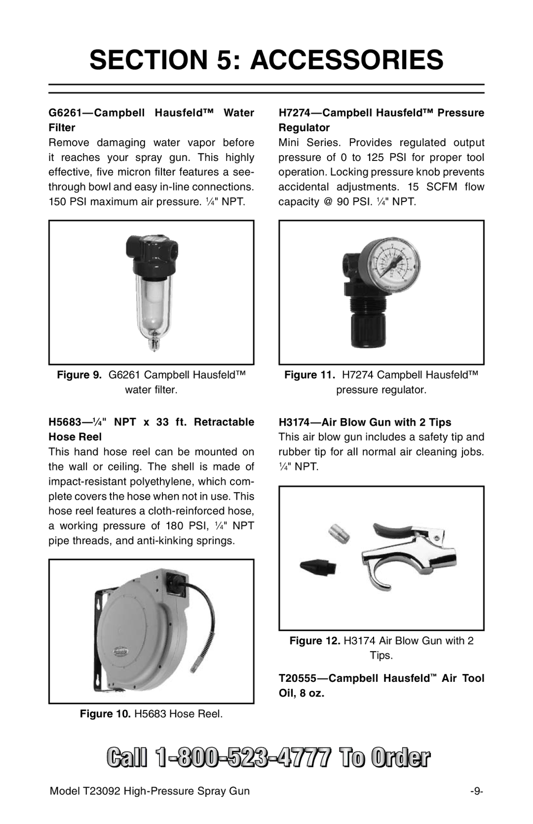 Grizzly T23092 owner manual Accessories 