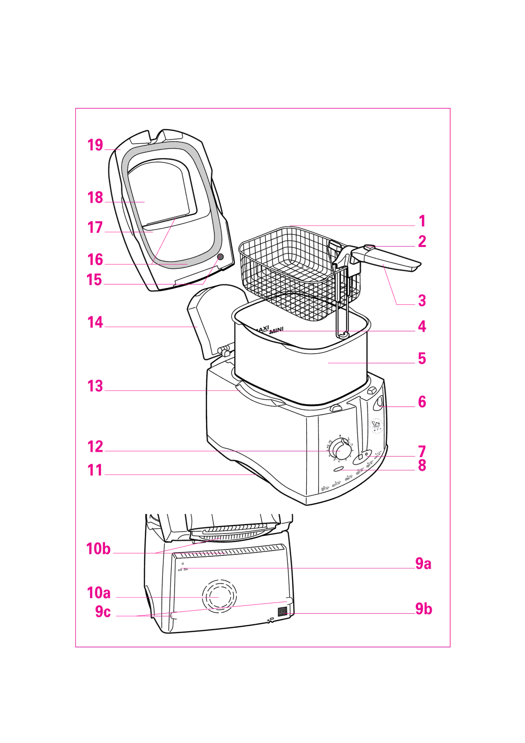 Groupe SEB USA - T-FAL Fryer manual 10b 10a 